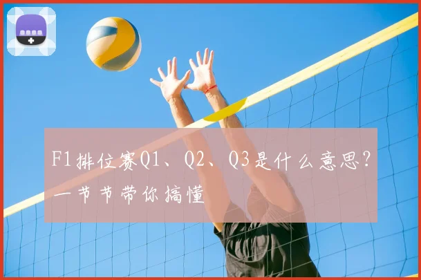 F1排位赛Q1、Q2、Q3是什么意思？一节节带你搞懂